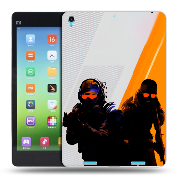 Силиконовый чехол на Xiaomi MiPad с принтом Контер страйк Counter strike