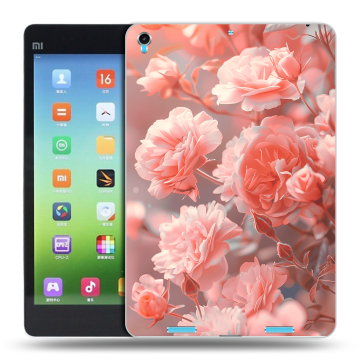 Силиконовый чехол на Xiaomi MiPad с принтом Розы цветы