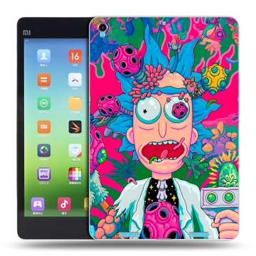 Силиконовый чехол на Xiaomi MiPad с принтом Рик и Морти Rick Morty