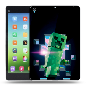 Силиконовый чехол на Xiaomi MiPad с принтом Майнкрафт Minecraft