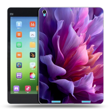Силиконовый чехол на Xiaomi MiPad с принтом женский цветы