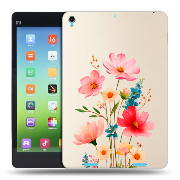 Силиконовый чехол на Xiaomi MiPad с принтом Цветы Силиконовый чехол на Xiaomi MiPad с принтом Цветы