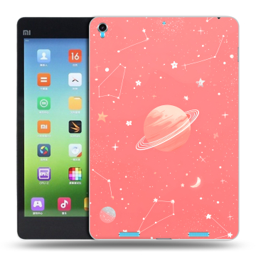 Силиконовый чехол на Xiaomi MiPad с принтом Розовый космос Силиконовый чехол на Xiaomi MiPad с принтом Розовый космос