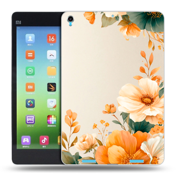 Силиконовый чехол на Xiaomi MiPad с принтом Цветы принт Силиконовый чехол на Xiaomi MiPad с принтом Цветы принт