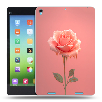Силиконовый чехол на Xiaomi MiPad с принтом Розовая роза Силиконовый чехол на Xiaomi MiPad с принтом Розовая роза