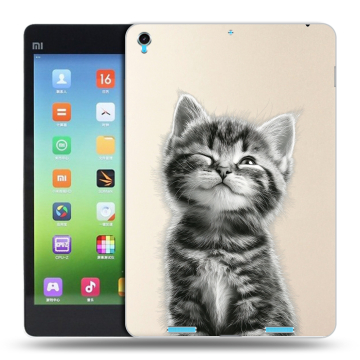 Силиконовый чехол на Xiaomi MiPad с принтом Котенок