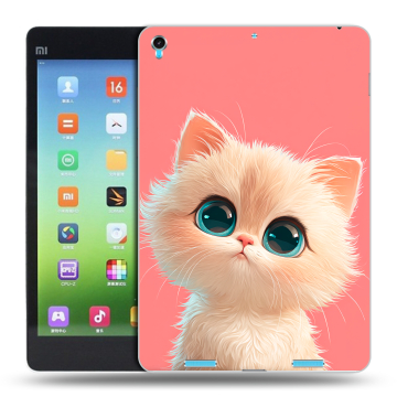 Силиконовый чехол на Xiaomi MiPad с принтом Розовый котенок Силиконовый чехол на Xiaomi MiPad с принтом Розовый котенок