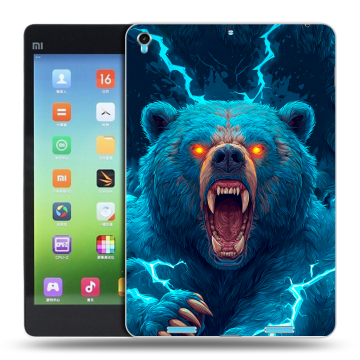 Силиконовый чехол на Xiaomi MiPad с принтом Медведь Силиконовый чехол на Xiaomi MiPad с принтом Медведь