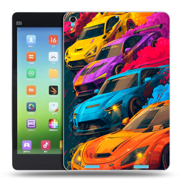Силиконовый чехол на планшета Xiaomi MiPad с принтом Тачки Силиконовый чехол на планшета Xiaomi MiPad с принтом Тачки