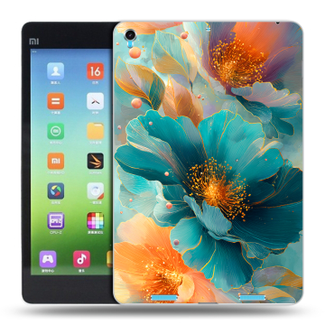 Силиконовый чехол на планшета Xiaomi MiPad с принтом Цветы Силиконовый чехол на планшета Xiaomi MiPad с принтом Цветы