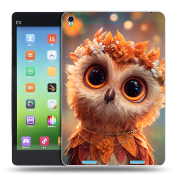 Силиконовый чехол на планшета Xiaomi MiPad с принтом Милая сова Силиконовый чехол на планшета Xiaomi MiPad с принтом Милая сова