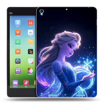 Силиконовый чехол на Xiaomi MiPad с принтом Холодное сердце Frozen
