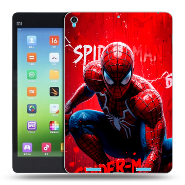 Силиконовый чехол на Xiaomi MiPad с принтом Spiderman Человек паук Силиконовый чехол на Xiaomi MiPad с принтом Spiderman Человек паук