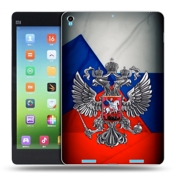 Силиконовый чехол на Xiaomi MiPad с принтом Флаг России