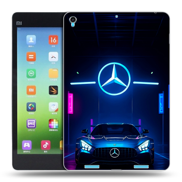Силиконовый чехол на Xiaomi MiPad с принтом Mercedes Мерседес
