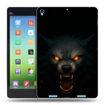 Силиконовый чехол на Xiaomi MiPad с принтом Волк