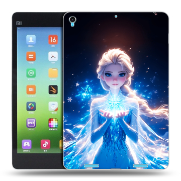 Силиконовый чехол на Xiaomi MiPad с принтом Холодное сердце Frozen