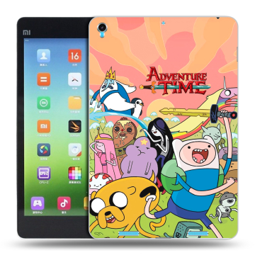Силиконовый чехол на Xiaomi MiPad с принтом Adventure time Время приключений