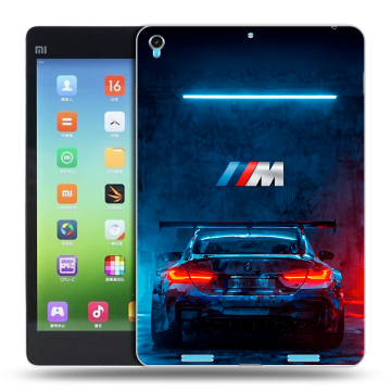 Силиконовый чехол на Xiaomi MiPad с принтом BMW БМВ