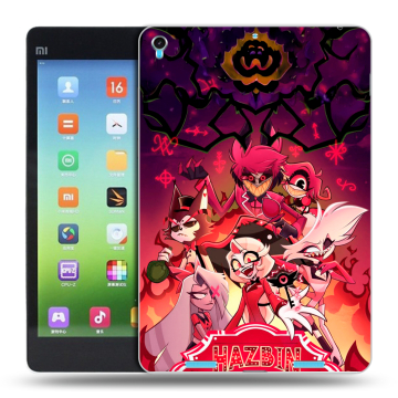 Силиконовый чехол на Xiaomi MiPad с принтом Hazbin Hotel Отель Хазбин
