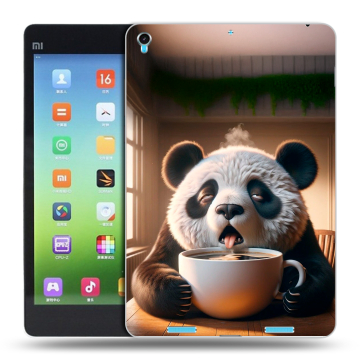 Силиконовый чехол на Xiaomi MiPad с принтом смешная панда