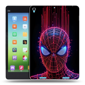 Силиконовый чехол на Xiaomi MiPad с принтом Spiderman Человек паук