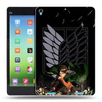 Силиконовый чехол на Xiaomi MiPad с принтом Атака титанов