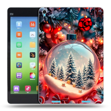 Силиконовый чехол на Xiaomi MiPad с принтом Новый год