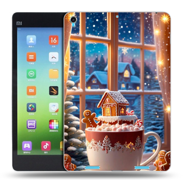 Силиконовый чехол на Xiaomi MiPad с принтом Новый год