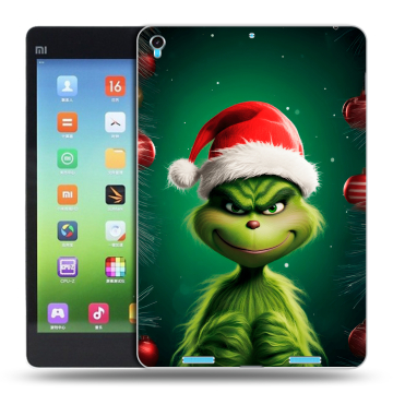 Силиконовый чехол на Xiaomi MiPad с принтом Гринч Новый год Рождество