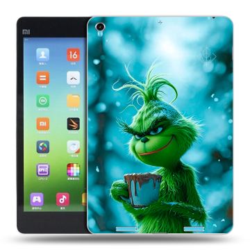 Силиконовый чехол на Xiaomi MiPad с принтом Новый год гринч