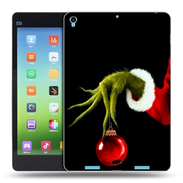 Силиконовый чехол на Xiaomi MiPad с принтом Новый год Гринч