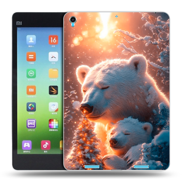 Силиконовый чехол на Xiaomi MiPad с принтом Новый год Силиконовый чехол на Xiaomi MiPad с принтом Новый год