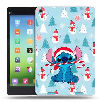 Силиконовый чехол на Xiaomi MiPad с принтом Стич Новый год Силиконовый чехол на Xiaomi MiPad с принтом Стич Новый год