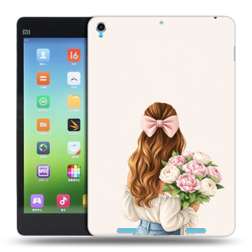 Силиконовый чехол на Xiaomi MiPad с принтом женский