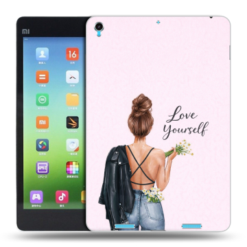 Силиконовый чехол на Xiaomi MiPad с принтом женский