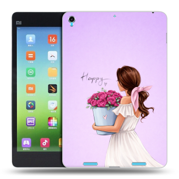 Силиконовый чехол на Xiaomi MiPad с принтом женский