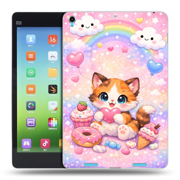 Силиконовый чехол на Xiaomi MiPad с принтом для девочек