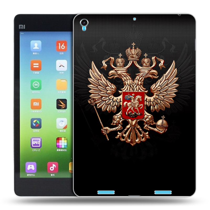 Силиконовый чехол на Xiaomi MiPad с принтом Герб России Силиконовый чехол на Xiaomi MiPad с принтом Герб России