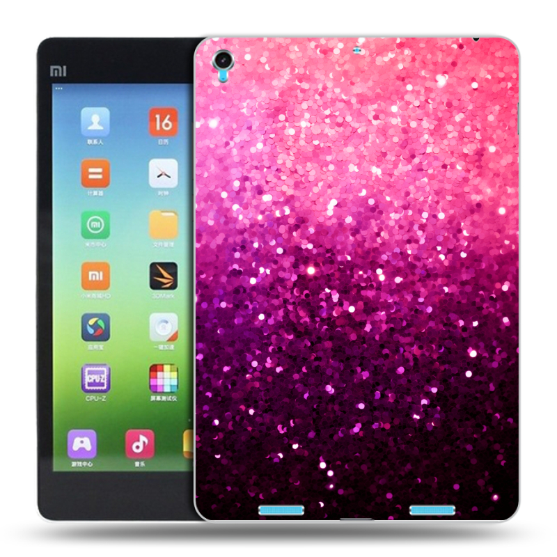 Силиконовый чехол на планшета Xiaomi MiPad с принтом Блестки Силиконовый чехол на планшета Xiaomi MiPad с принтом Блестки