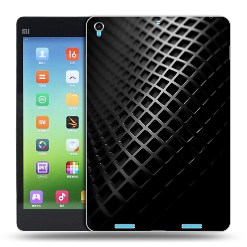 Силиконовый чехол на планшета Xiaomi MiPad с принтом Текстура металла Силиконовый чехол на планшета Xiaomi MiPad с принтом Текстура металла