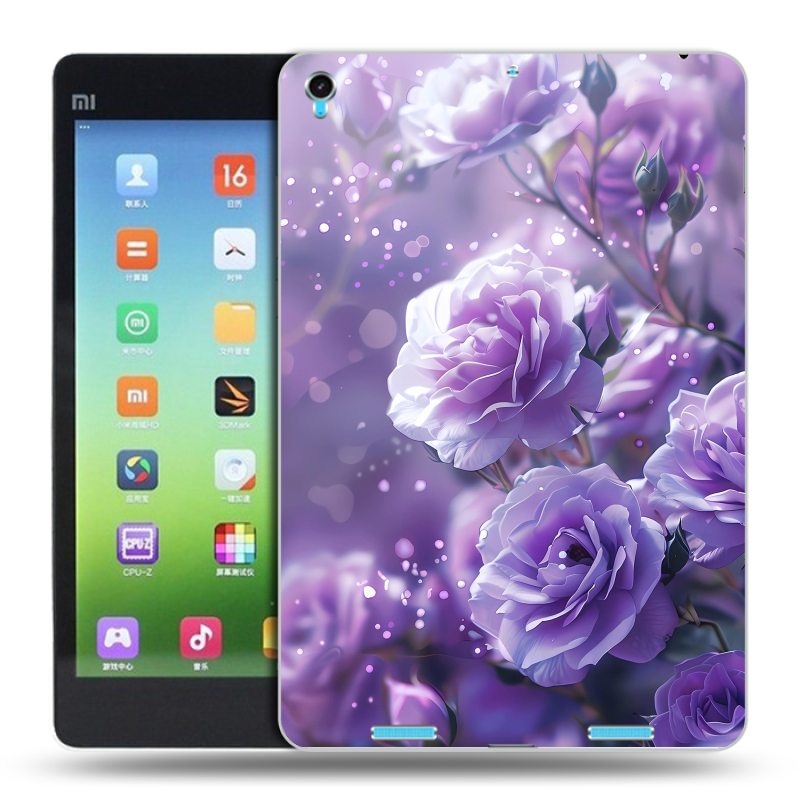 Силиконовый чехол на Xiaomi MiPad с принтом Розы цветы Силиконовый чехол на Xiaomi MiPad с принтом Розы цветы