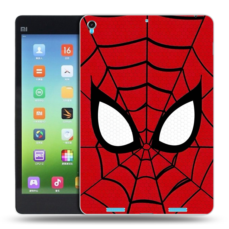 Силиконовый чехол на Xiaomi MiPad с принтом человек паук spiderman Силиконовый чехол на Xiaomi MiPad с принтом человек паук spiderman