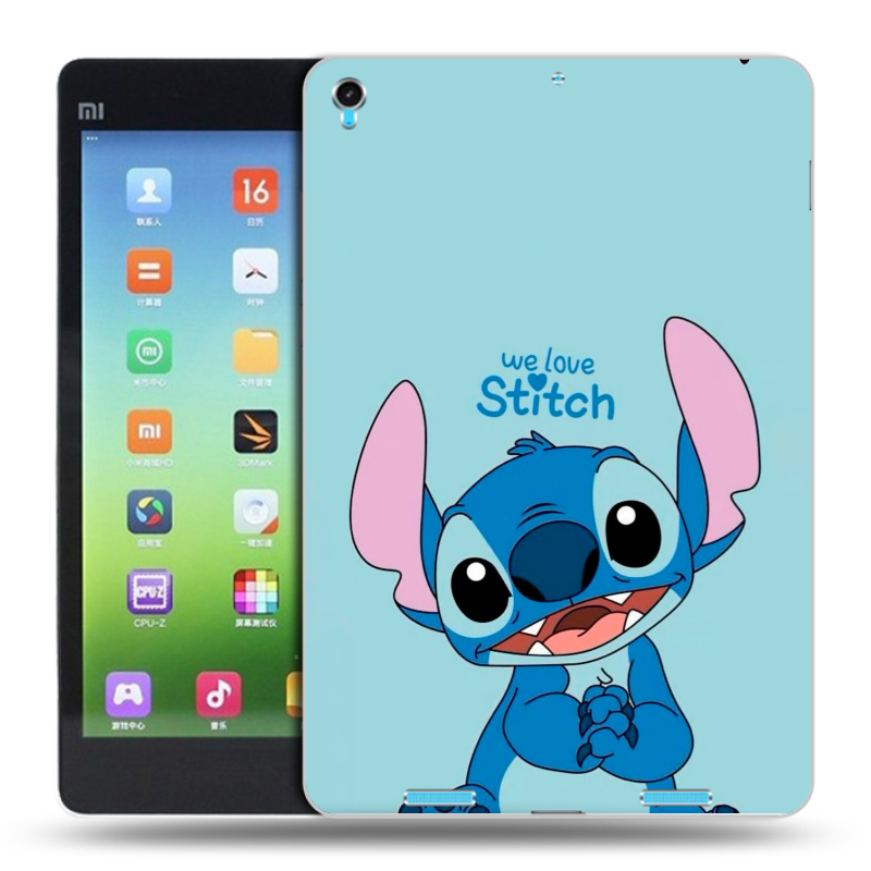 Силиконовый чехол на Xiaomi MiPad с принтом Лило и Стич Силиконовый чехол на Xiaomi MiPad с принтом Лило и Стич