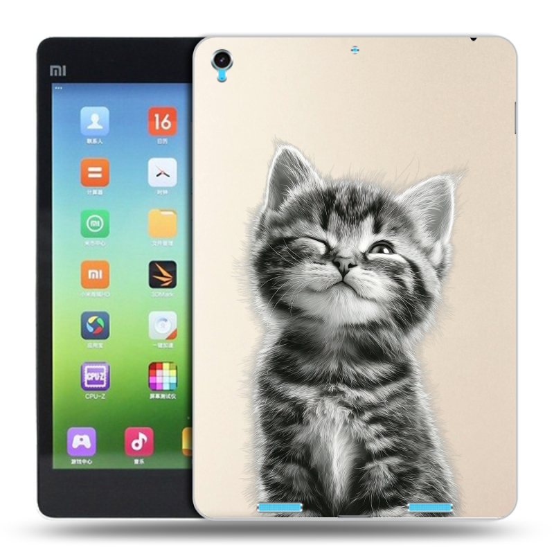 Силиконовый чехол на Xiaomi MiPad с принтом Котенок Силиконовый чехол на Xiaomi MiPad с принтом Котенок