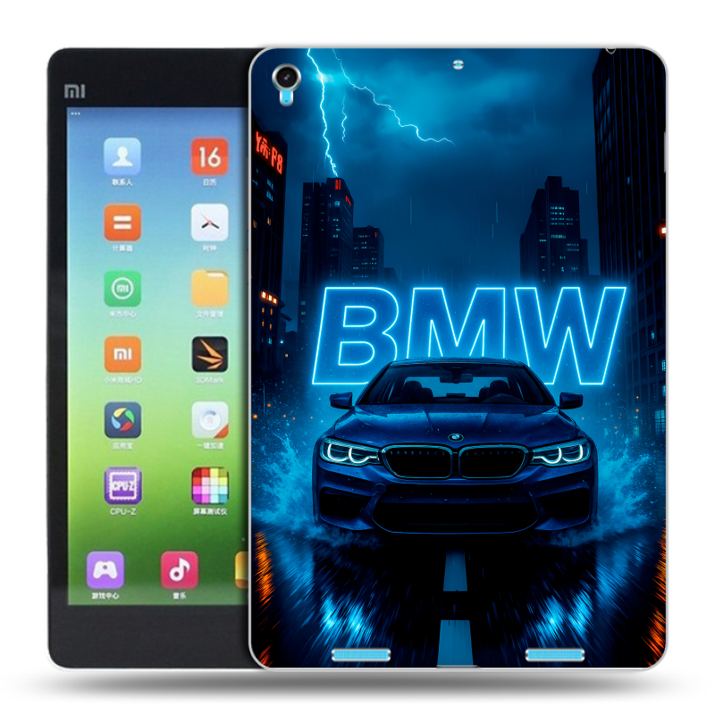 Силиконовый чехол на Xiaomi MiPad с принтом BMW БМВ Силиконовый чехол на Xiaomi MiPad с принтом BMW БМВ
