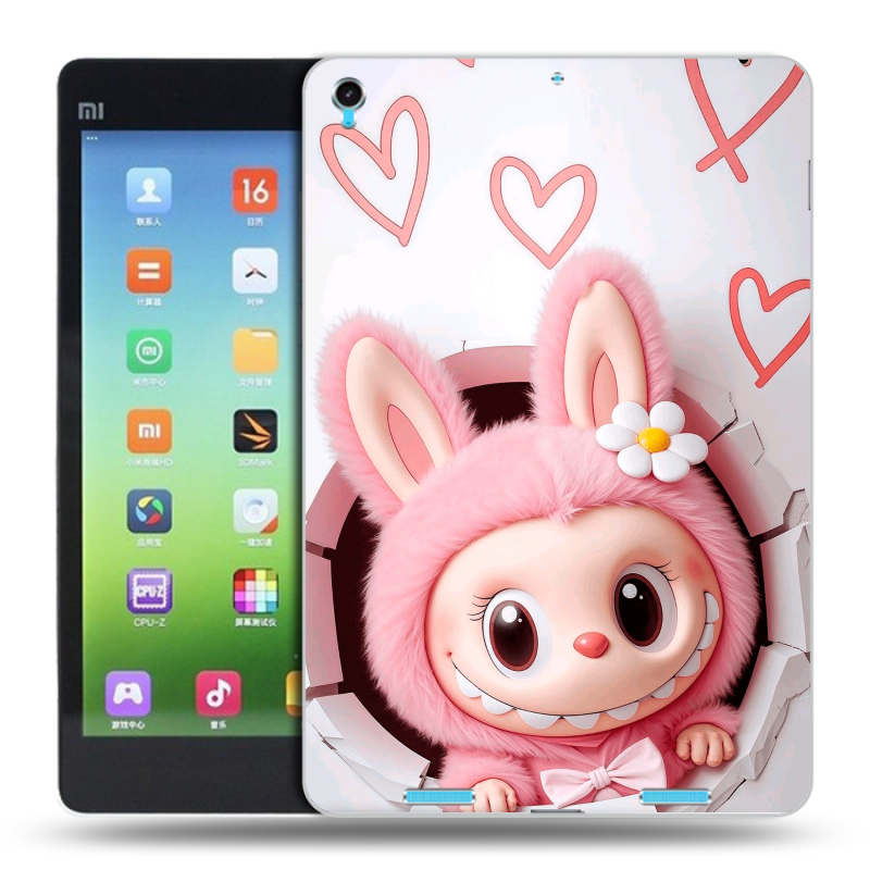 Силиконовый чехол на Xiaomi MiPad с принтом Labubu Лабубу Силиконовый чехол на Xiaomi MiPad с принтом Labubu Лабубу
