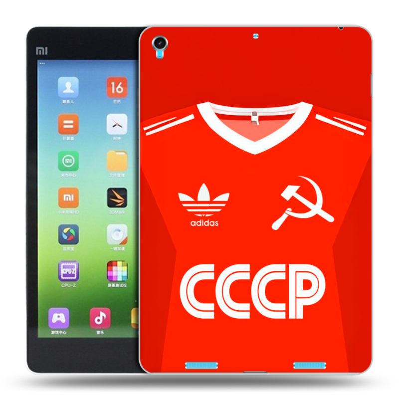 Силиконовый чехол на планшета Xiaomi MiPad с принтом Флаг Герб СССР Силиконовый чехол на планшета Xiaomi MiPad с принтом Флаг Герб СССР