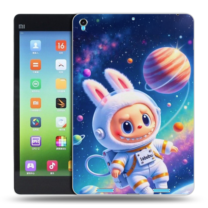 Силиконовый чехол на Xiaomi MiPad с принтом Labubu Лабубу Силиконовый чехол на Xiaomi MiPad с принтом Labubu Лабубу