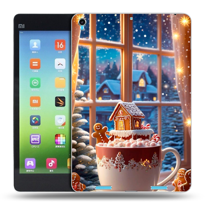 Силиконовый чехол на Xiaomi MiPad с принтом Новый год Силиконовый чехол на Xiaomi MiPad с принтом Новый год